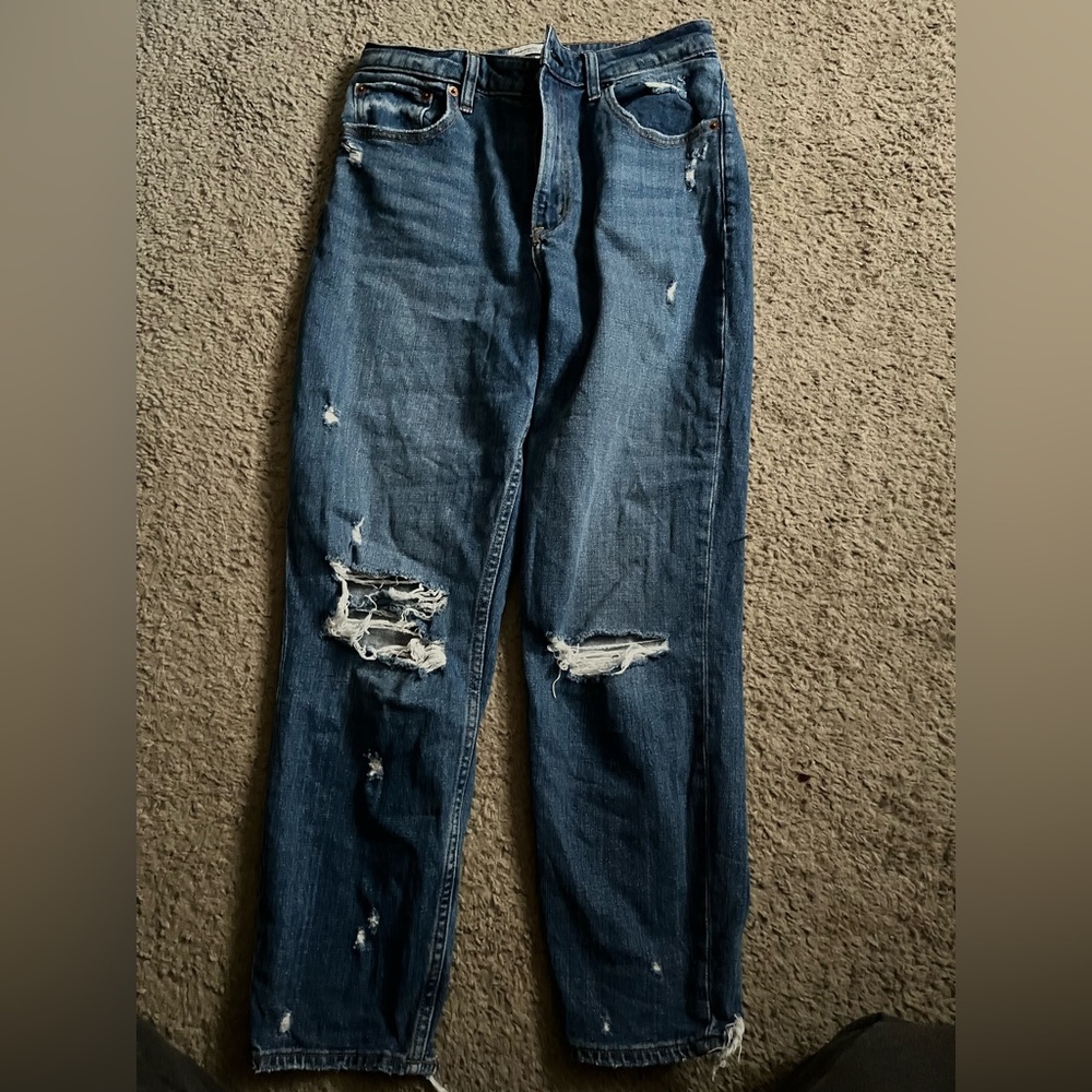 Abercrombie curve love high rise mom jeans -27/4 regular